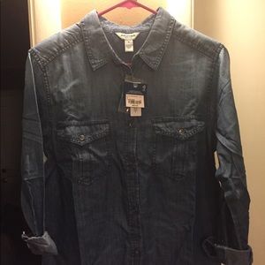 Denium long sleeve shirt